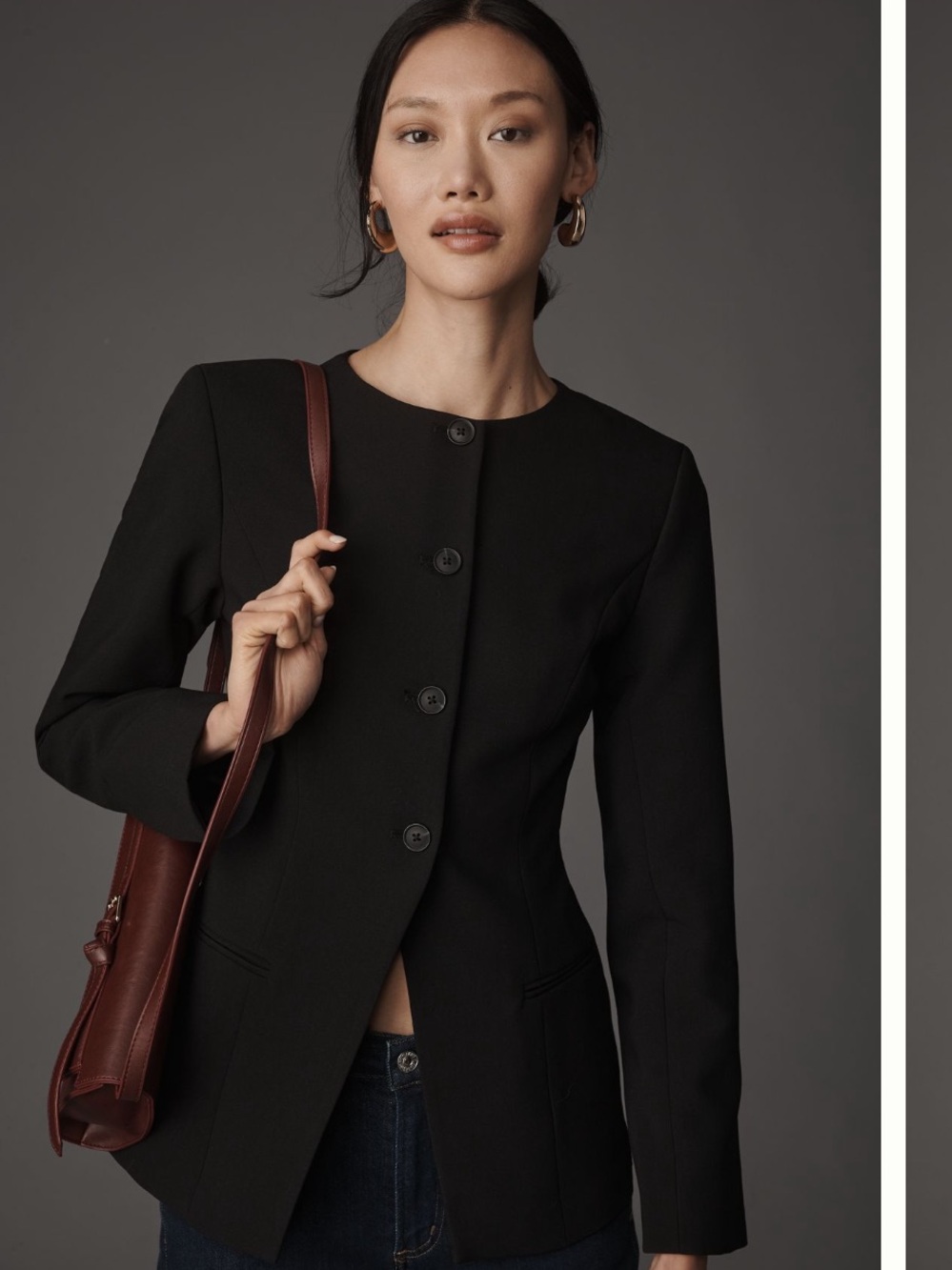 Aligne Daphne Long Waisted Blazer